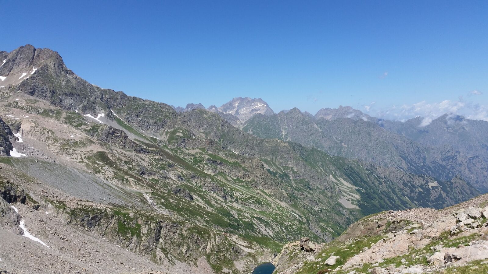 L'Argentera, depuis le pas de l'Agnel