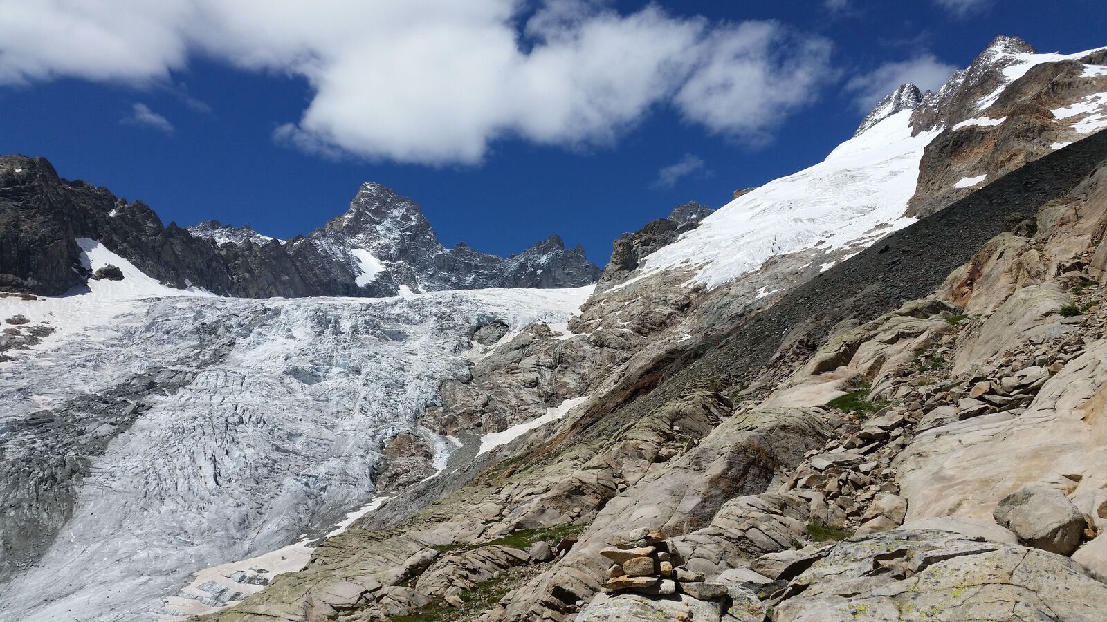 Glacier du Pré de Bar, Triolet, Mont Dolent