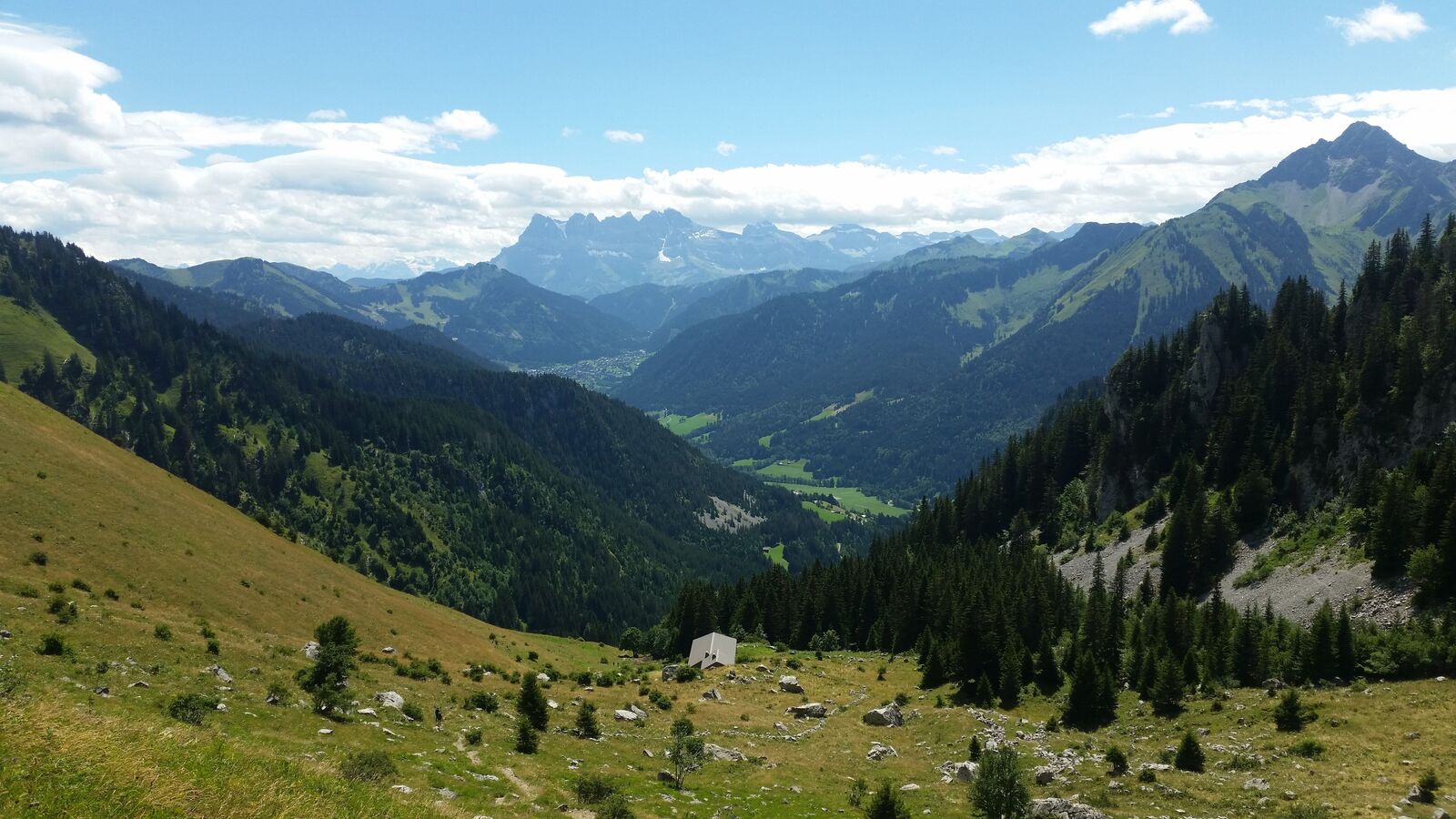 Dents du Midi et Mont de Grange (à droite)