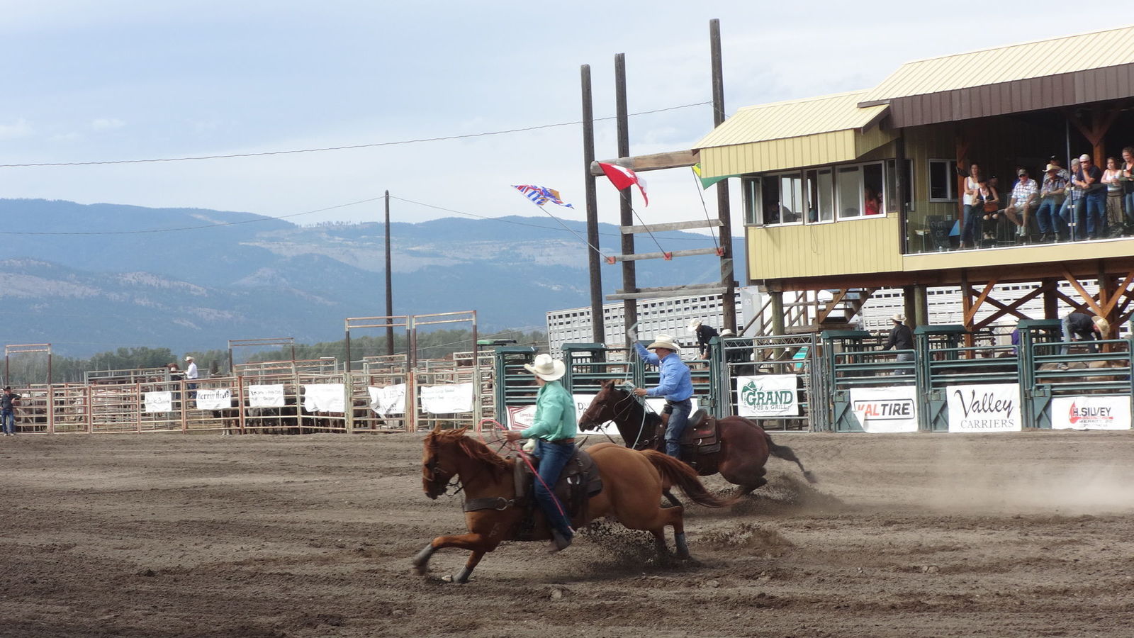Team Roping event