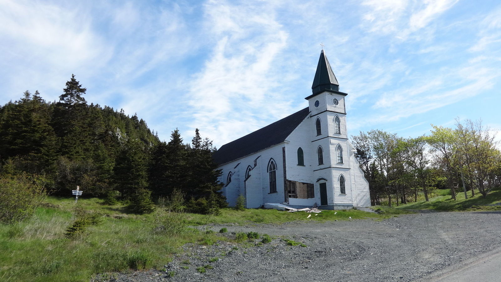 Église abandonnée de Tors Cove