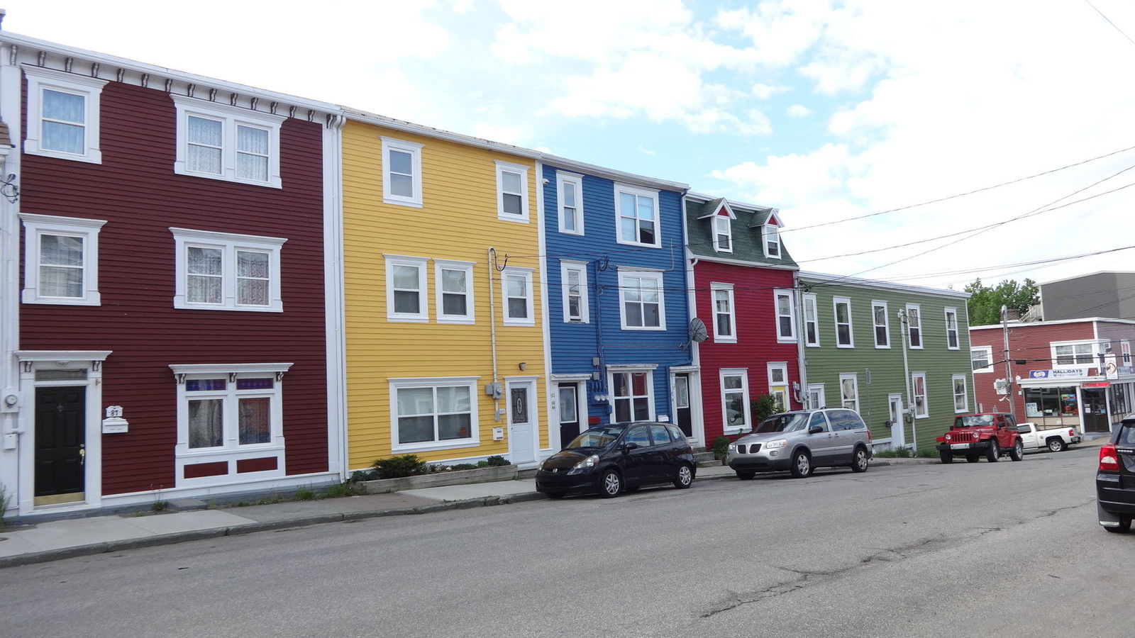 Maisons de couleur de St. John's