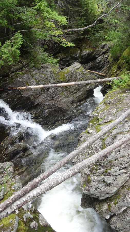 Série de cascades sur le ruisseau Beaulieu